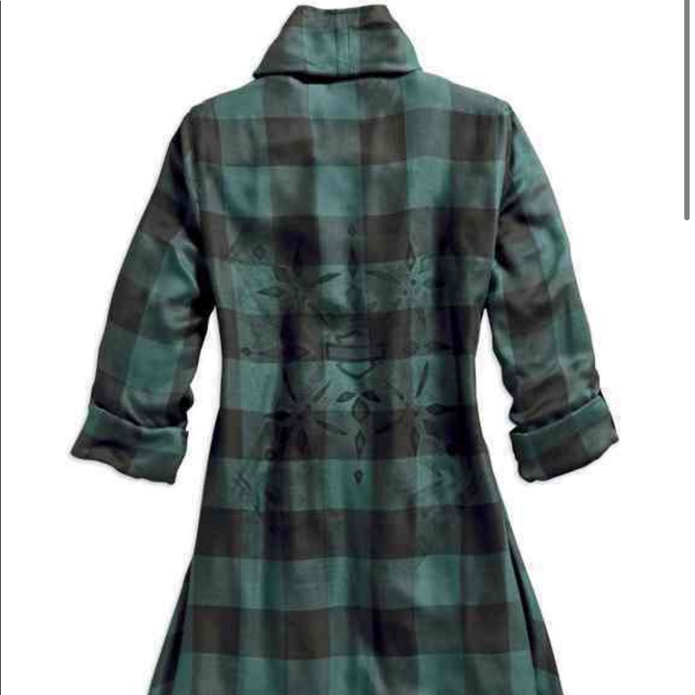 Harley-Davidson Women’s Plaid Fringed Cardigan